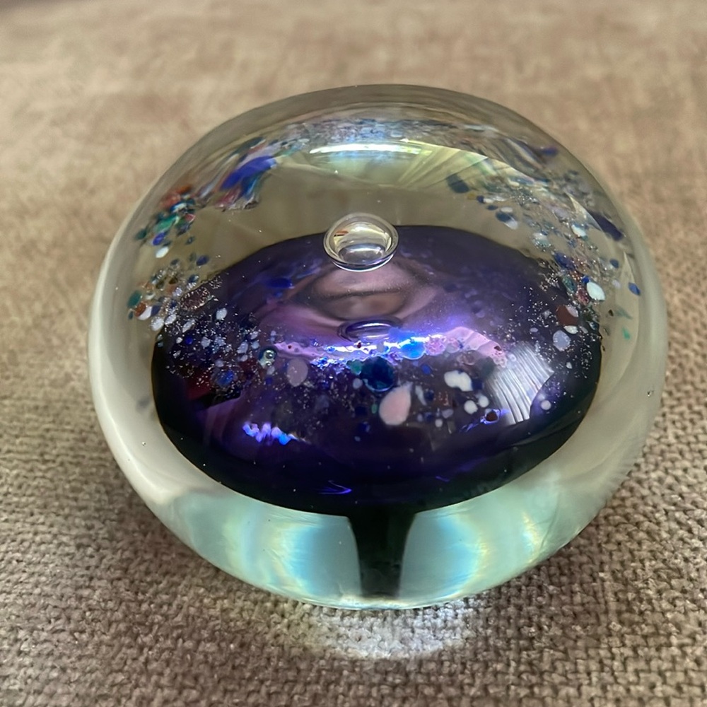 Rare signed paperweight